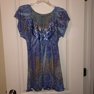Unity World wear silky blouse XL